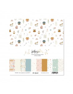 BABYM Bloc de 36 papeles 30x30