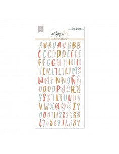 BABYM Alfabeto puffy rosa