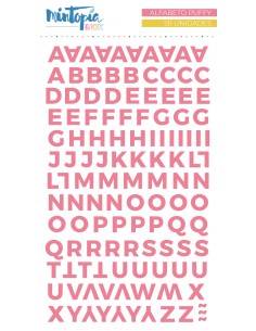 BASICS Alfabeto Puffy rosa...