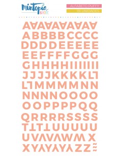 BASICS Alfabeto Puffy salmón