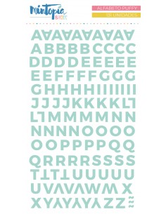 BASICS Alfabeto Puffy mint