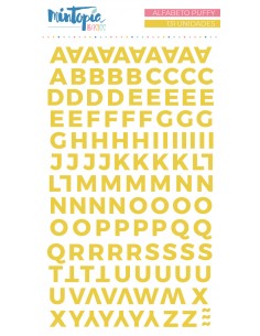 BASICS Alfabeto Puffy amarillo