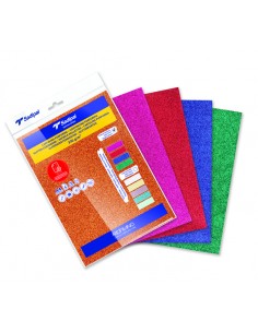 Cartulina purpurina...