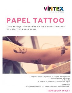 VINTEX papel TATTOO  A4 inkjet