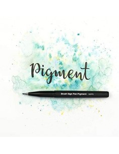Pentel Sign Pen PIGMENT NEGRO