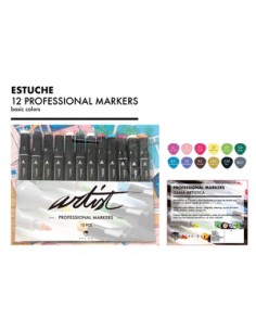 ARTIST Estuche 12 rot básicos 2