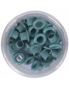AD eyelets 40uds VERDE AGUA...