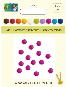 Brads 8mm 35uds FUCSIA