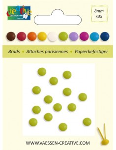 Brads 8mm 35uds VERDE