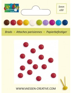 Brads 5mm 50uds BURDEOS