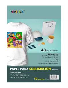 VINTEX papel sublimacion A3...