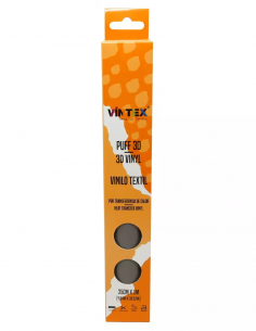 Vinilo textil Puff 3D GRIS 04