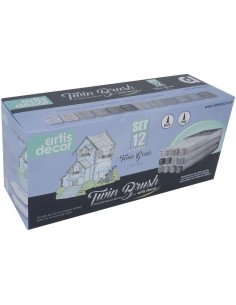 AD twin brush 12 tonos grises