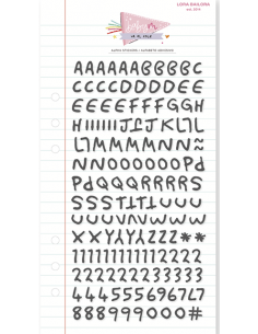 BABY C Alfabeto antracita