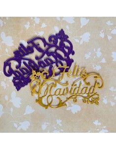 Troquel Feliz Navidad 14