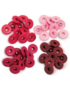 WeR 40 wide eyelets ROJO