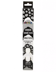 Vinilo textil cromado PLATA 02