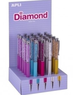 Boligrafo glitter diamond