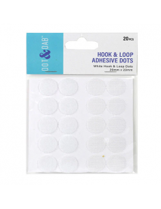 Dots velcro adhesivos 20mm...