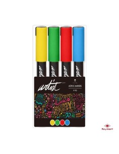 ARTIST Rot acrílicos PRIM (4) 2