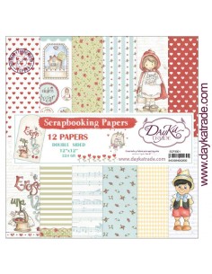 Kit de 12 papeles "Cuentos"