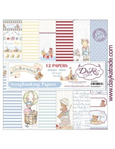 Kit de 24 papeles "Playa"