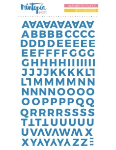 BASICS Alfabeto Puffy azul...