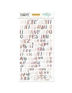 CELEB alfabeto puffy lettering