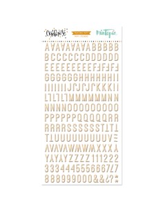 CELEB alfabeto puffy script