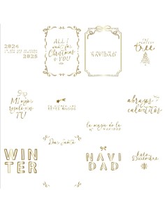 HO-JOLLY Vellum 12x12 tarjetas