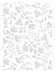 NORTH carpeta embossing flores 2