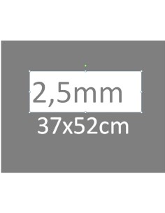 Cartón 2,5mm 37x52