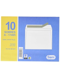 SAM Sobres 176x231 (10u)