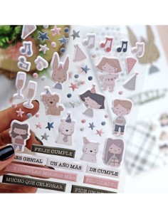 OHANA Puffy stickers 2