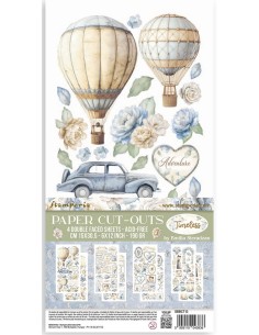 TIMELESS 4 hojas diecuts...