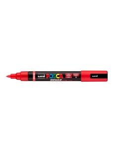 Uni Posca 5BRUSH ROJO -15-