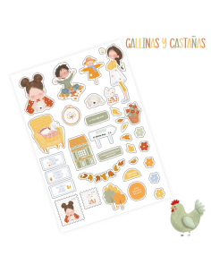 GALLINAS Diecuts coleccion... 2