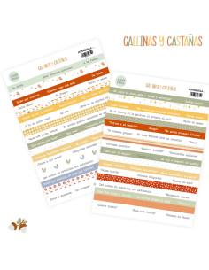 GALLINAS frases adh (2hojas)