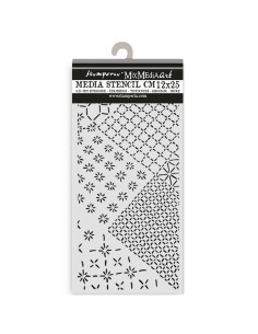QUIETDAYS Stencil 12x25 -135-