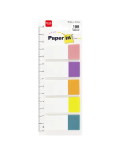 Banderitas Index 5colores