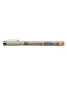 Pigma Micron 05 Naranja