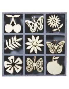 AD maderitas FLORES mariposas