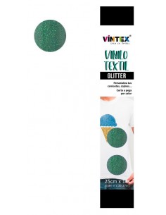 Vinilo textil GLITTER VERDE 10