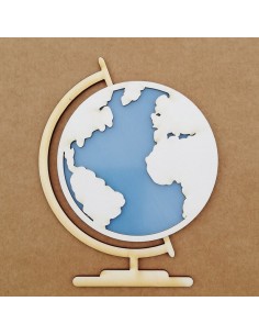 Shaker globo terráqueo